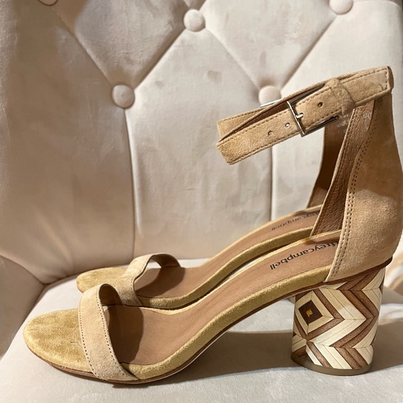 Jeffrey Campbell Purdy Sandal Leather Heels Size 8 - Picture 4 of 9